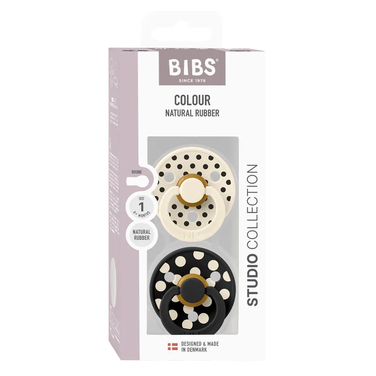 Bibs Studio Polka S1 Ivory/Black