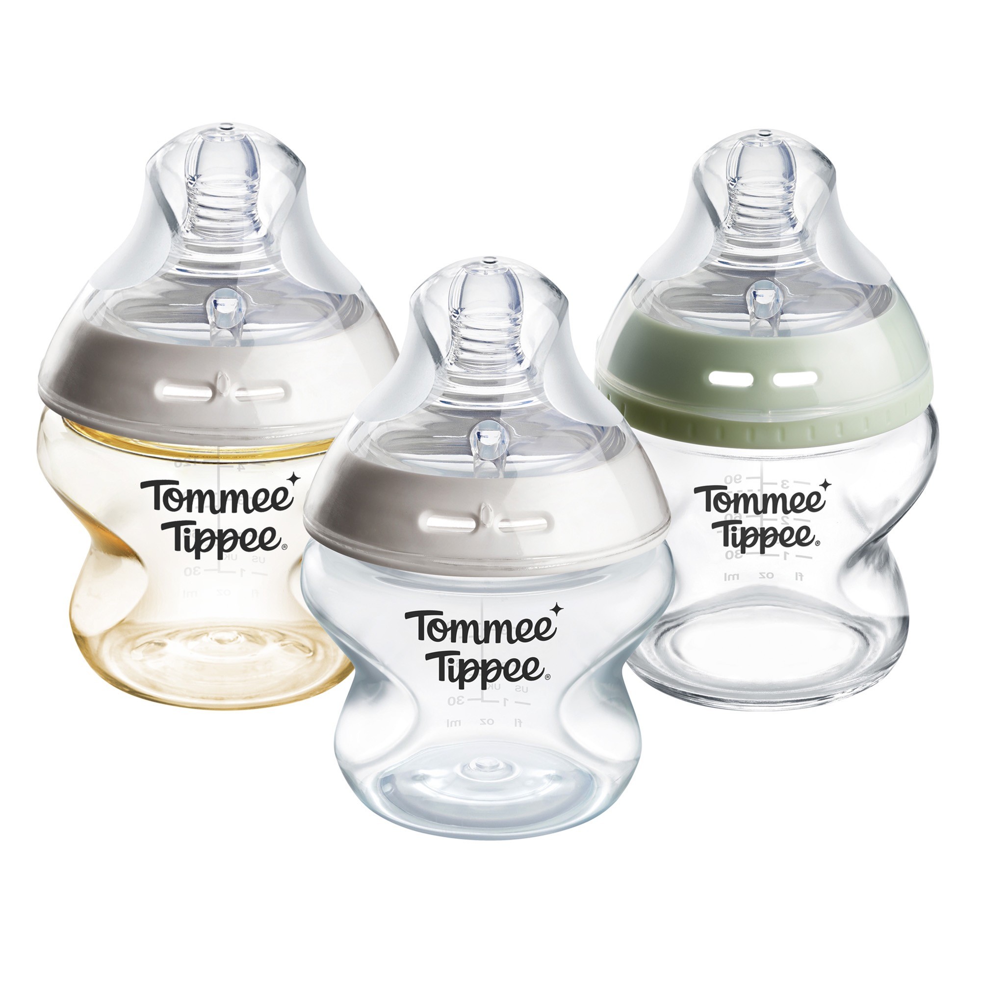 Tommee Tippee New Start Kit Glass/PP/PPSU 3 Pack 150mL