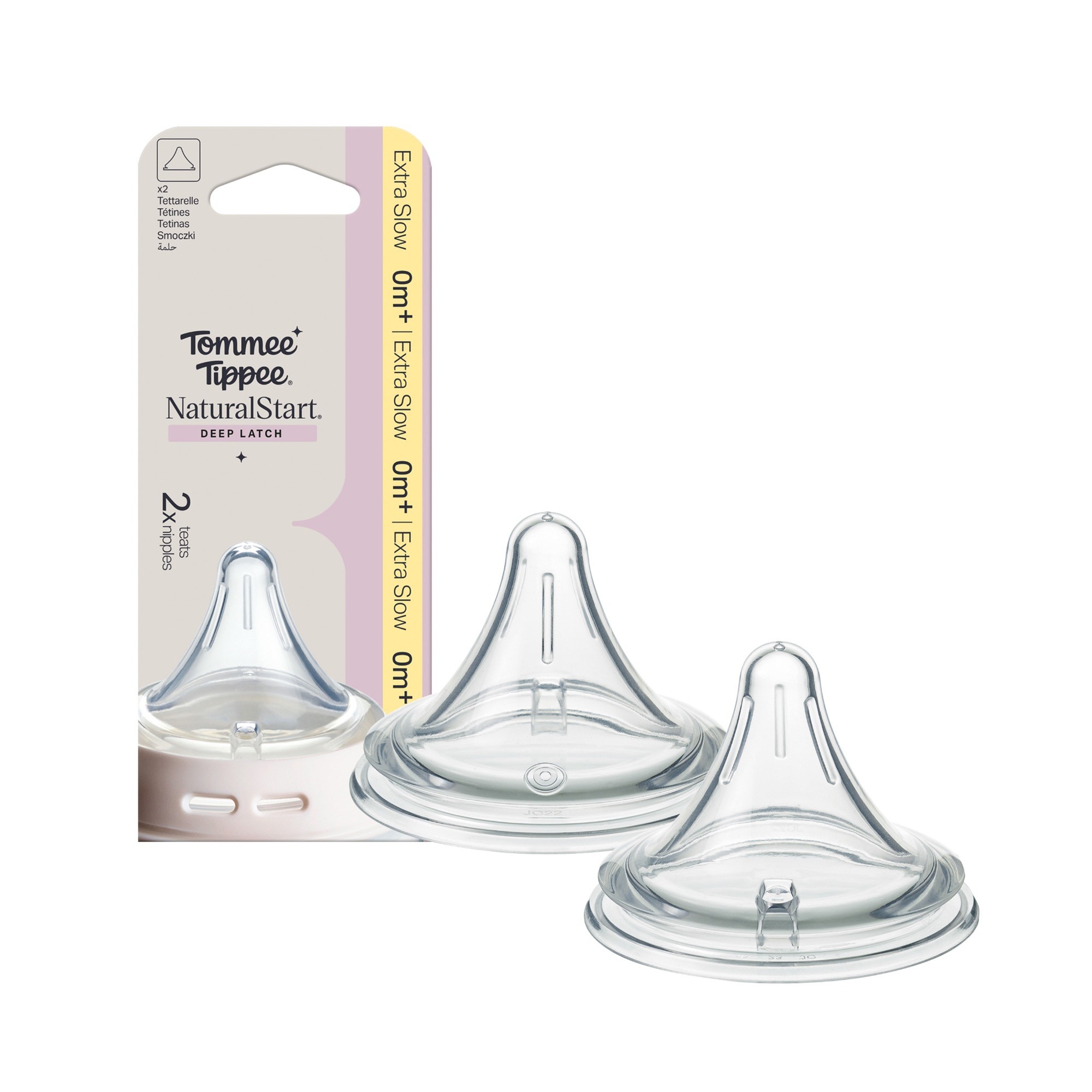 Tommee Tippee New Start Narrow Teat Ex Slow 2 Pack