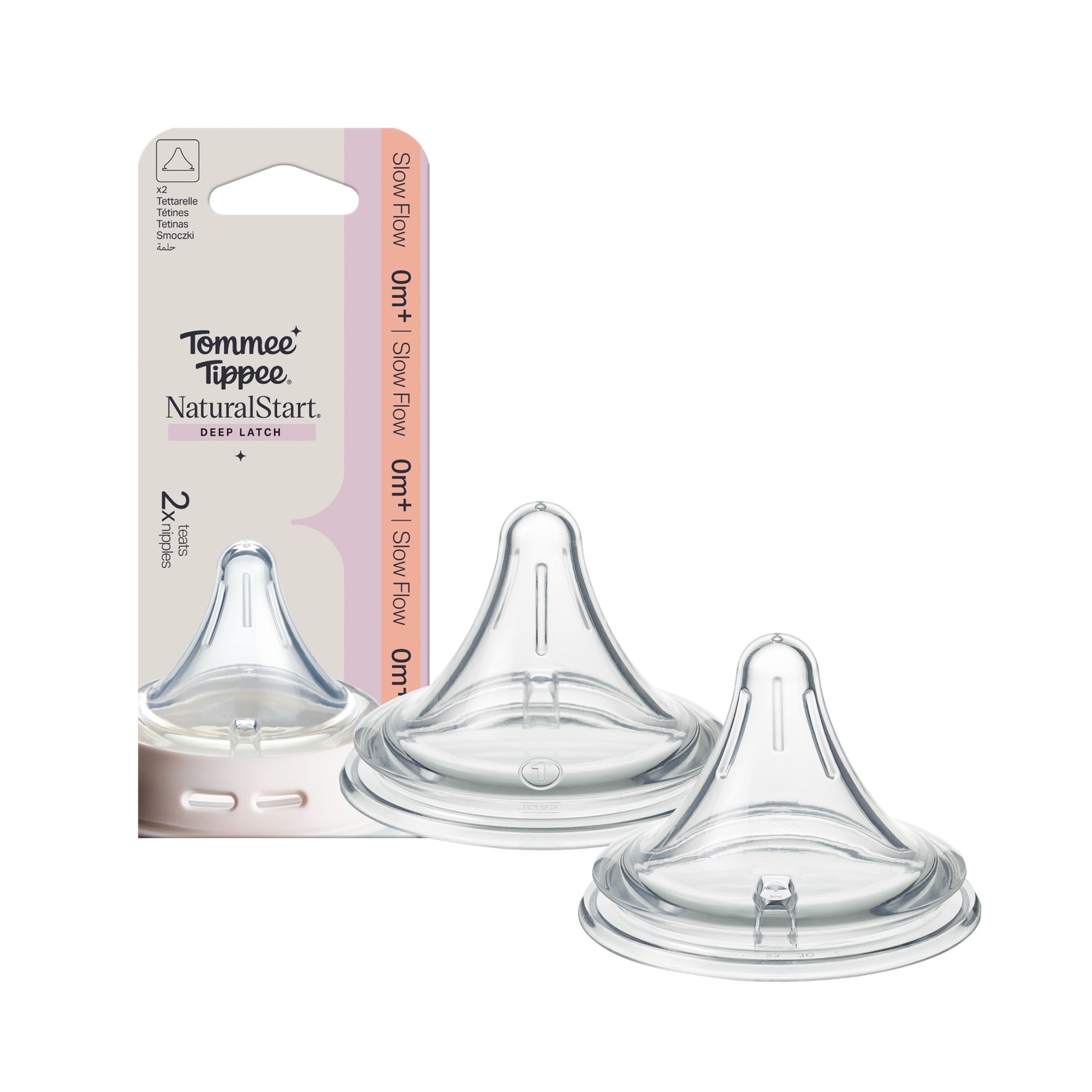 Tommee Tippee New Start Narrow Teat Slow 2 Pack