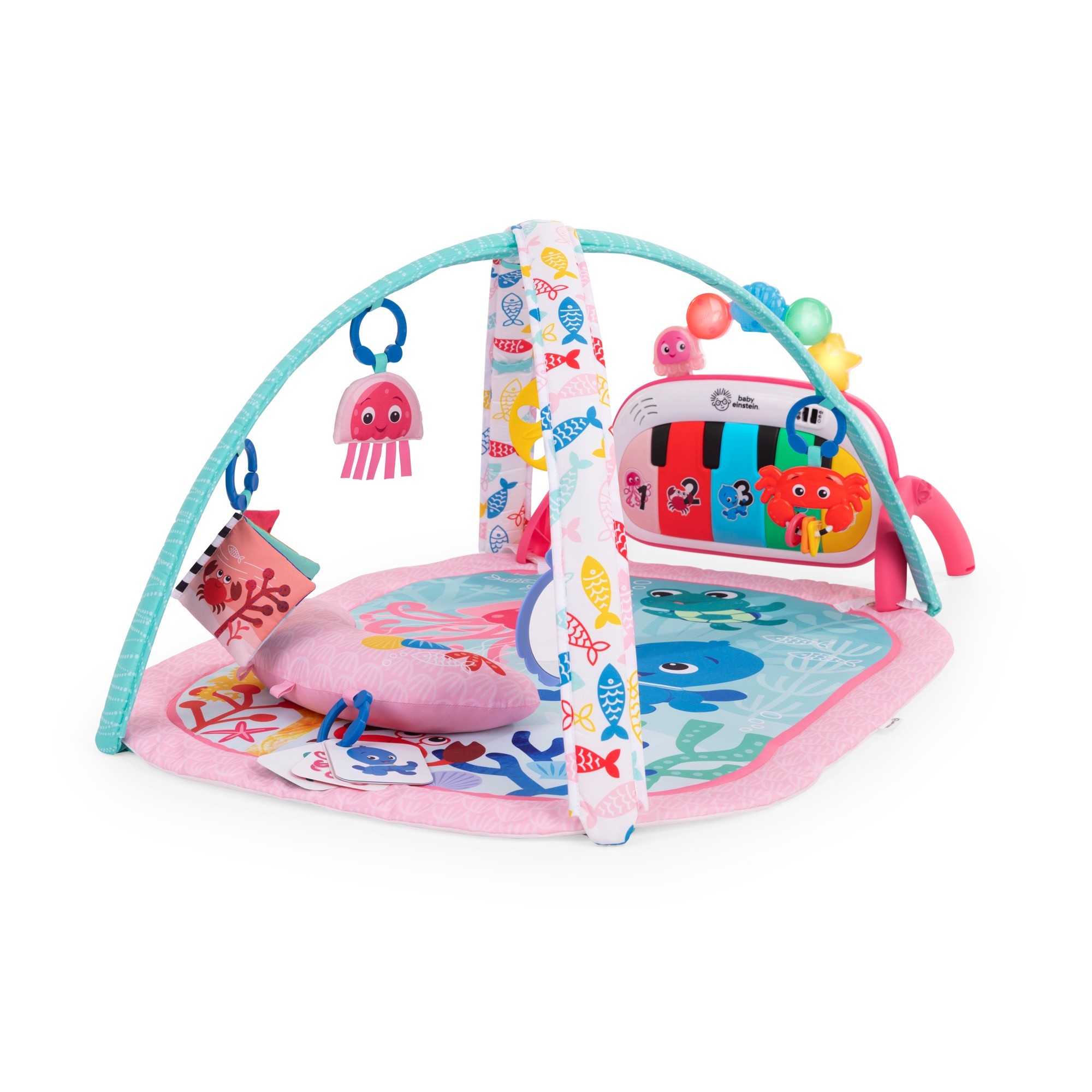 Baby Einstein 4-In-1 Kickin' Tunes Music & Language Discovery Gym Jellyfish Jamboree