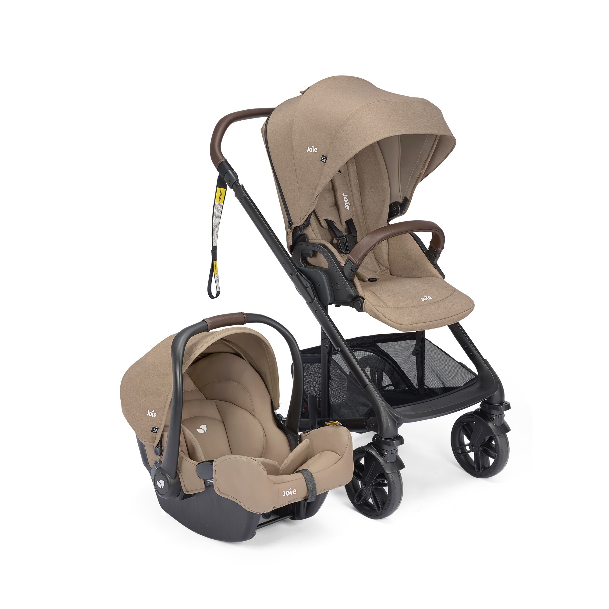 Joie Chrome 2 Travel System Cashew