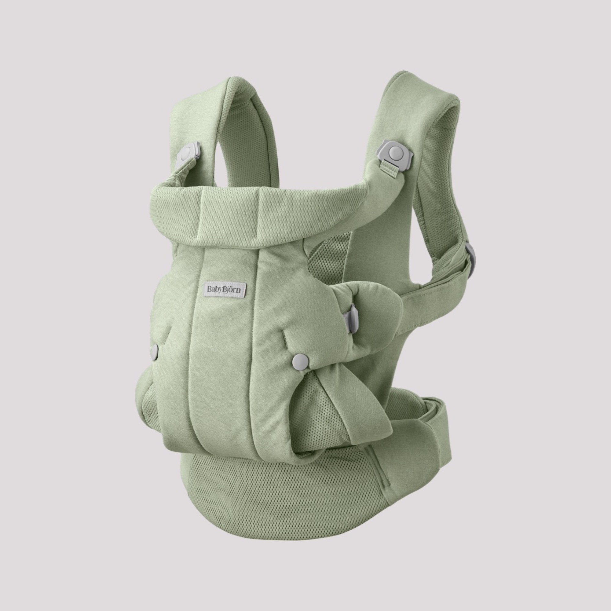 Babybjorn Carrier Hold Woven Light Green