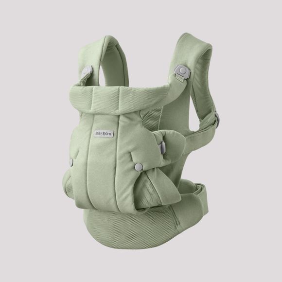 Babybjorn Carrier Hold Woven Light Green