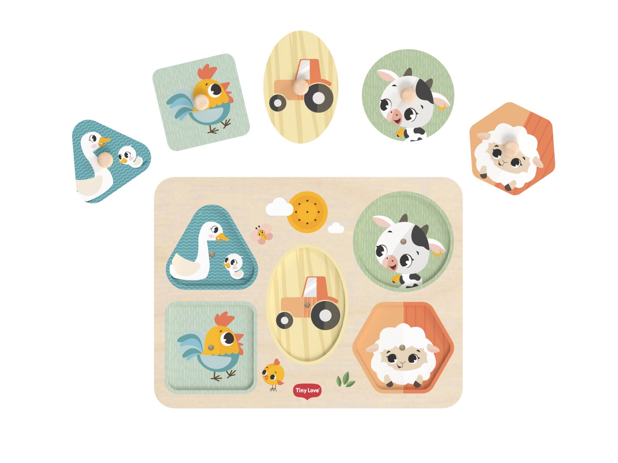 Tiny Love Farmers Fun Day My 1St Sound Puzzle