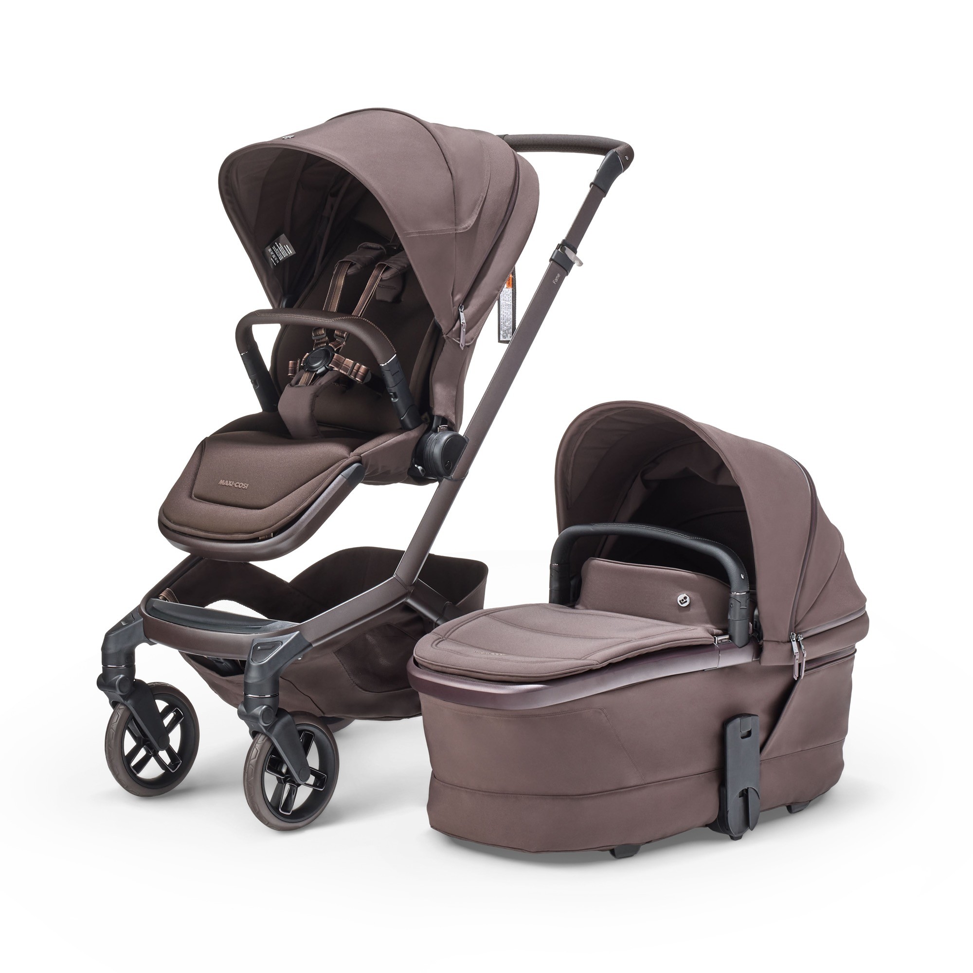 Maxi-Cosi Fame+ Stroller & Bassinet Espresso Brown