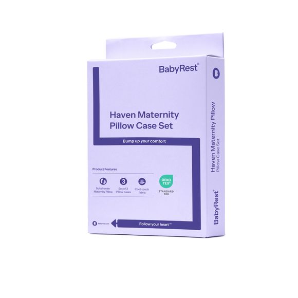 BabyRest Haven Maternity Pillow Case Set Beige