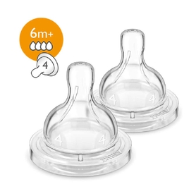 Avent With Anti Colic Valve Fast Flow Teats- 2 Pack