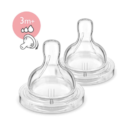 Avent With Anti Colic Valve Variable Flow Teats - 2 Pack image 0 Large Image