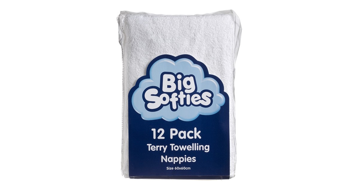 Big Softies Towel Nappy Baby Bunting AU