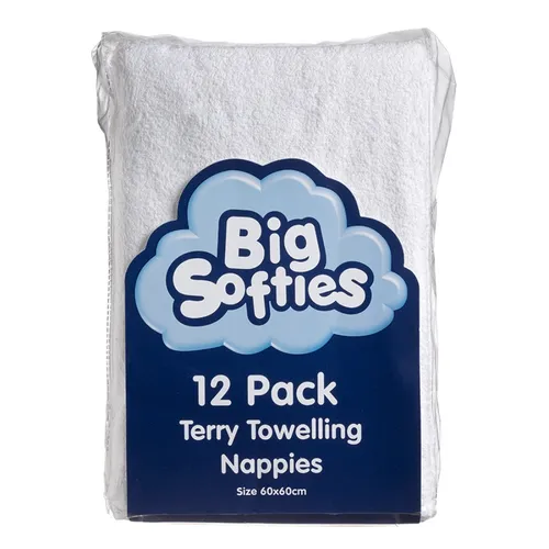 Big Softies Towel Nappy Baby Bunting AU