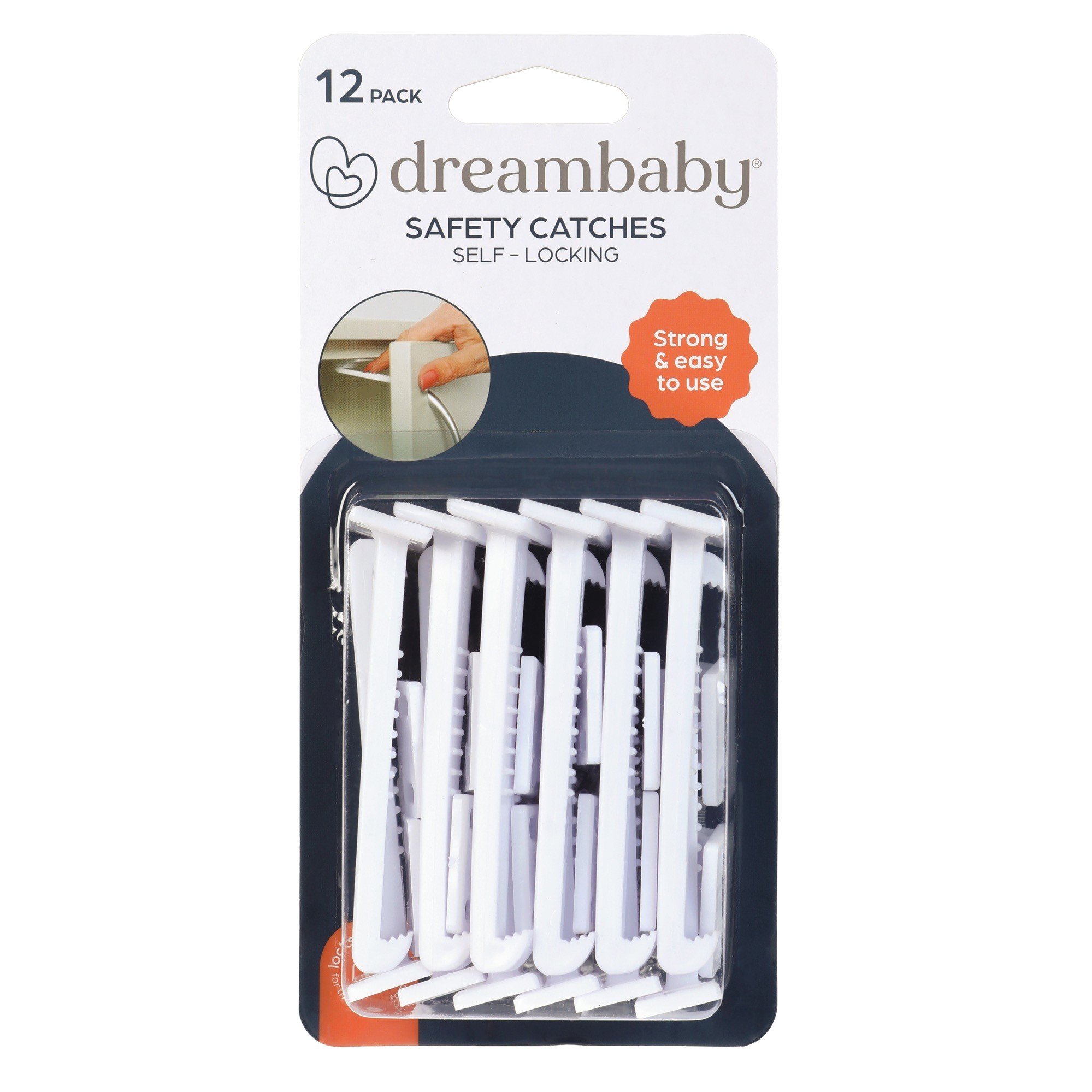 Dreambaby Safety Catches 12pk Latches, Locks & Plugs Baby Bunting AU