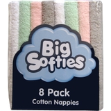 Big Softies Bright Nappies 8 Pack image 0