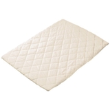 Playette Travel Cot Quilted Sheet Cream image 0