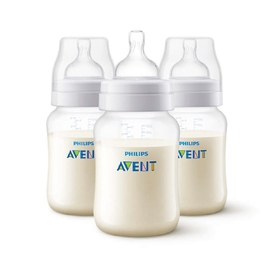 Avent With Anti Colic Valve Bottle 260ml - 3 Pack