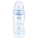NUK First Choice Plus Bottle - Baby Blue - 300ml - 6-18 Months image 0