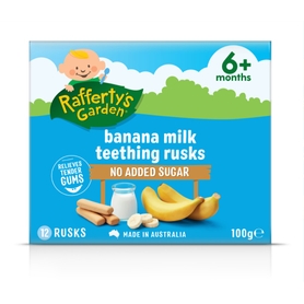 Raffertys Rusks 100g Banana Milk