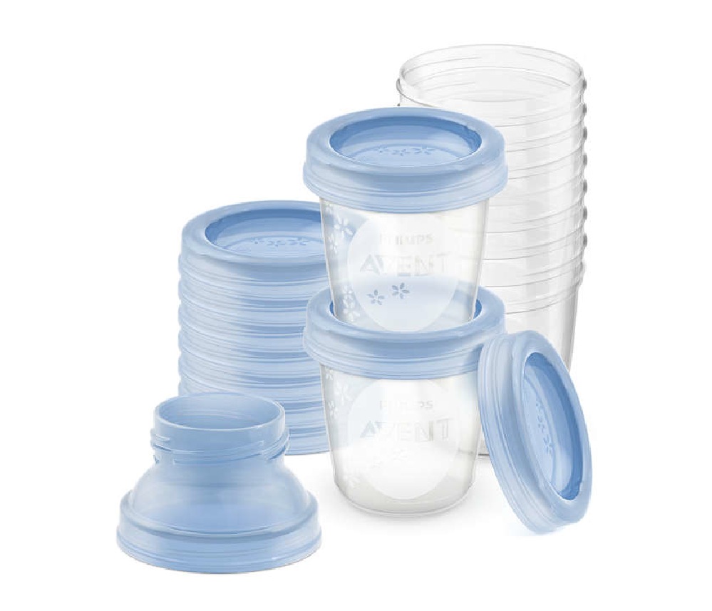 Avent Breast Milk Storage Cups - 10 Pack | Milks Storage Pods | Baby Bunting AU
