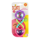 Bright Starts Rattle & Shake Barbell Pink image 1