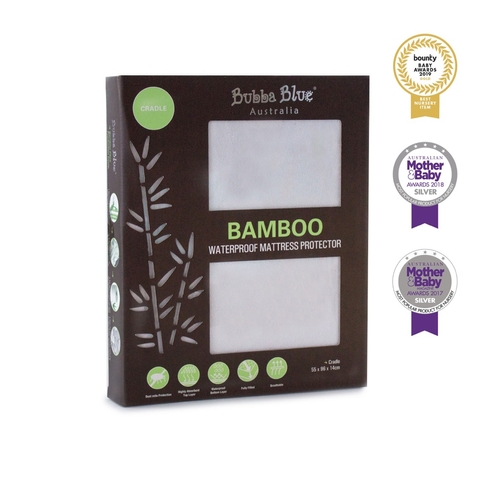 Bubba Blue Bamboo Mattress Protector Cradle image 0 Large Image