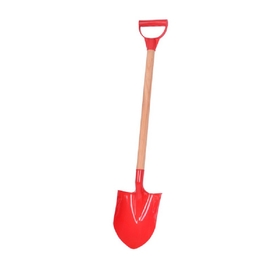 Beach Spade With Handle Red