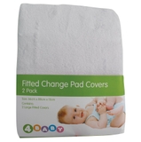 4Baby Change Pad Cover White 2 Pack image 0