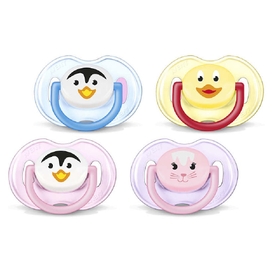Avent Soother - Animal - 0-6 Months - 2 Pack - Assorted