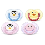 Avent Soother - Animal - 0-6 Months - 2 Pack - Assorted image 0