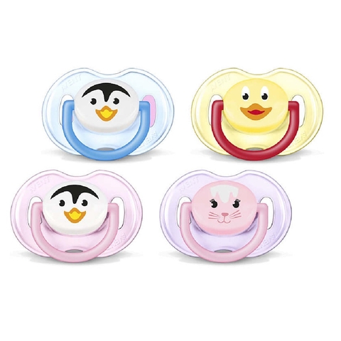 Avent Soother - Animal - 0-6 Months - 2 Pack - Assorted image 0 Large Image