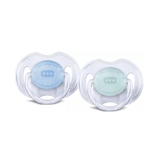 Avent Transparent Soother 0-6 Months - 2 Pack image 2