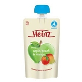 HEINZ Simply Pureed Apple & Peach 4+ Months 120g image 0