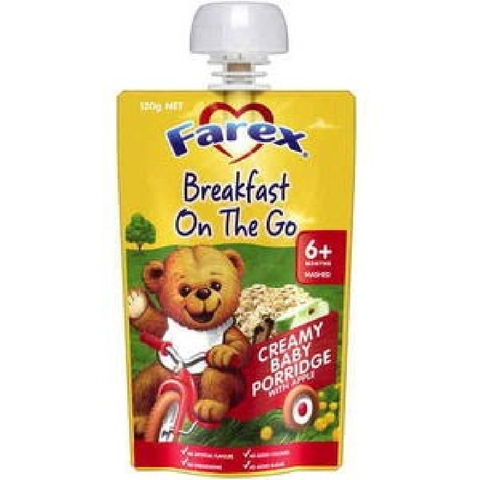 Farex Breakfast On The Go Creamy Apple Porridge image 0 Large Image