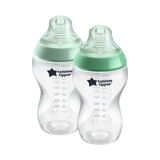 Tommee Tippee Closer To Nature Bottle - 340ml - 2 Pack image 0