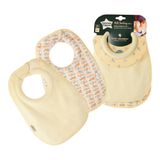Tommee Tippee Closer To Nature Milk Feeding Bib - 2 Pack - Assorted Colours image 0