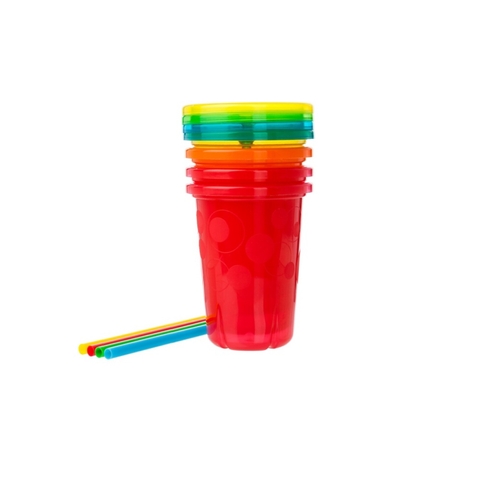 Take & Toss Straw Sippers 10oz 4pk image 0 Large Image