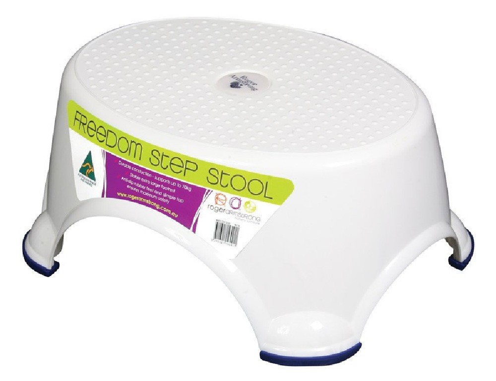 Roger Armstrong Freedom Utility Stool White Step Stools Baby Bunting NZ