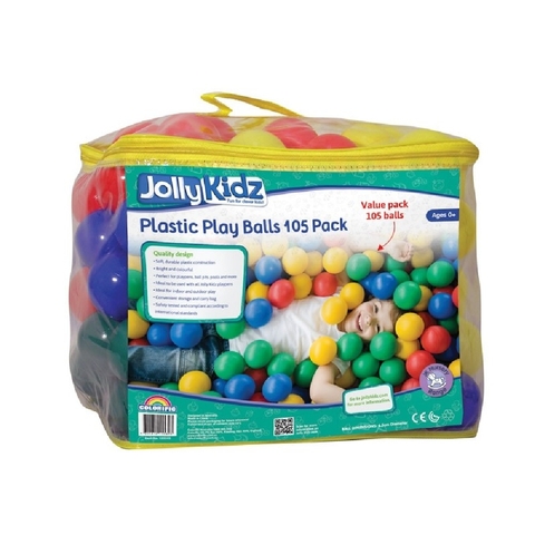 Jolly Kidz 105 Plastic Play Balls image 0 Large Image