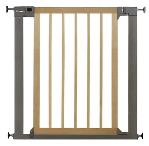 Lindam Sure Shut Deco Safety Gate Wood Metal Baby Bunting AU