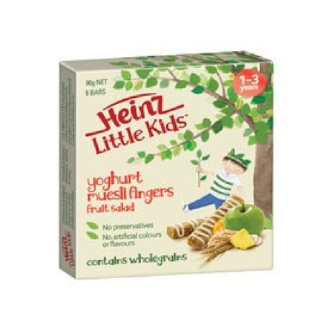 Heinz Little Kids Muesli Fingers Fruit Salad 90g image 0 Large Image