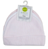 Playette Preemie Caps Pink 3 Pack image 0