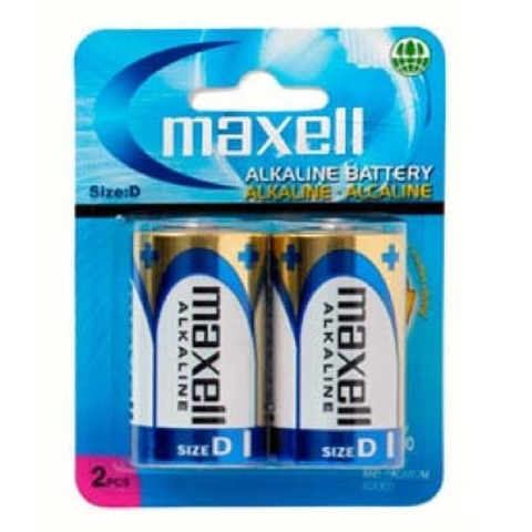 Maxell D Batteries 2 PACK image 0 Large Image