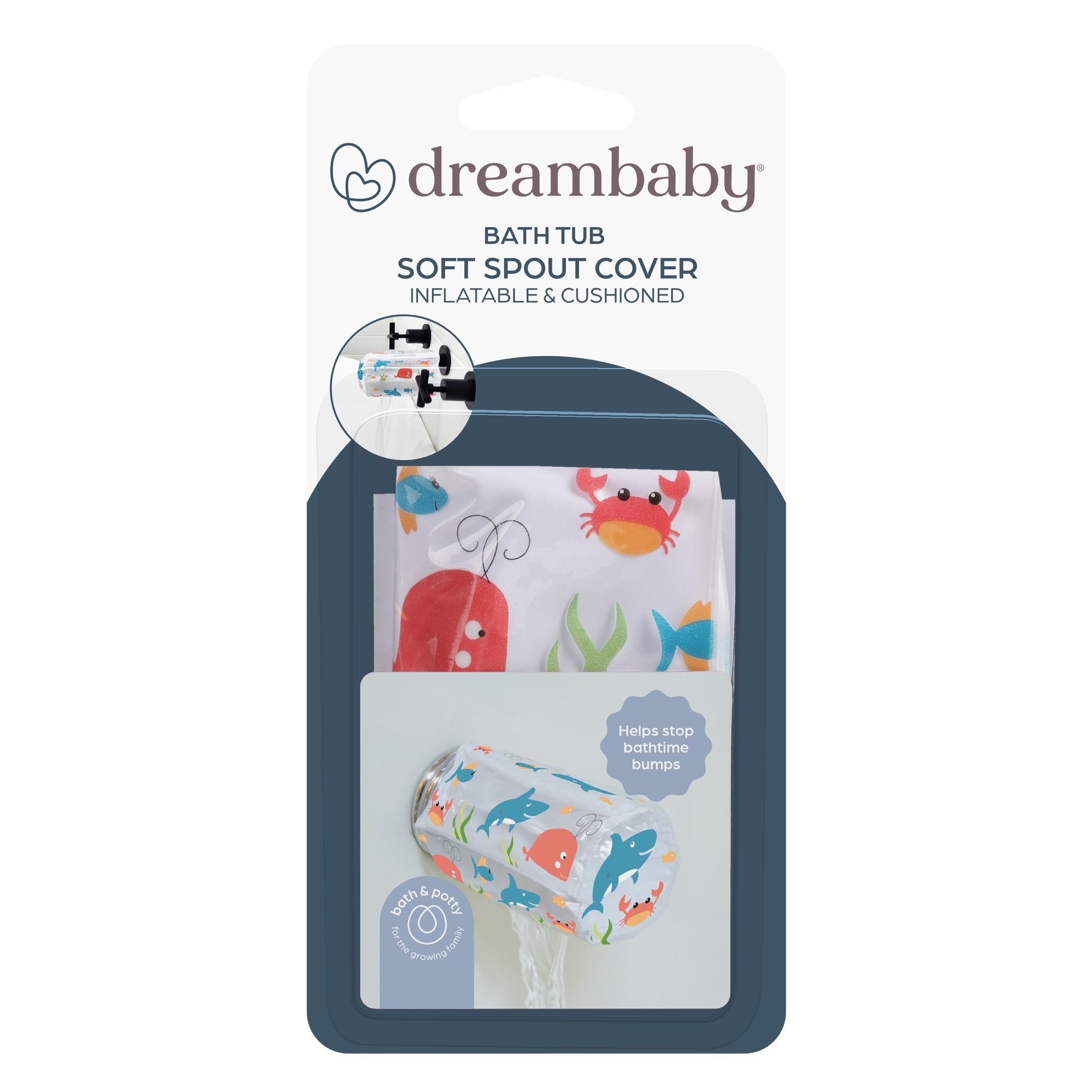 Dreambaby Bath Tub Spout Cover Fish Bathing Accessories Baby Bunting AU