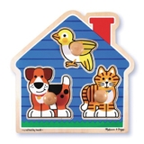 Melissa & Doug House Pet Knob Puzzle image 0