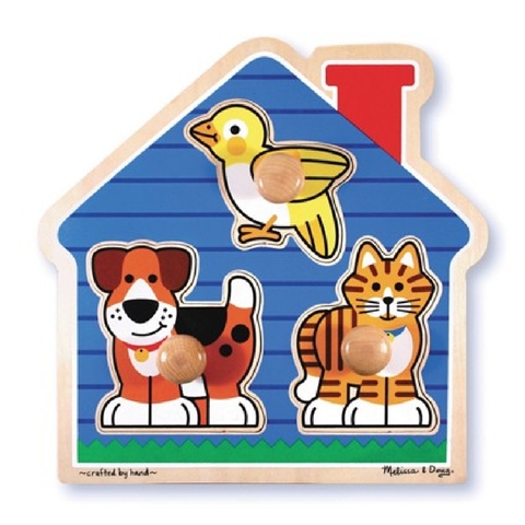 Melissa & Doug House Pet Knob Puzzle image 0 Large Image