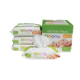 4Baby Baby Wipes 480 Pack image 0