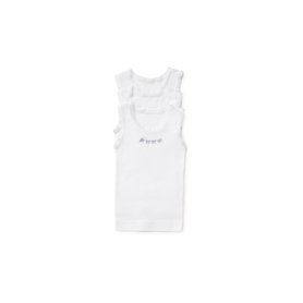 Marquise Singlet 3 Pack White Blue Train