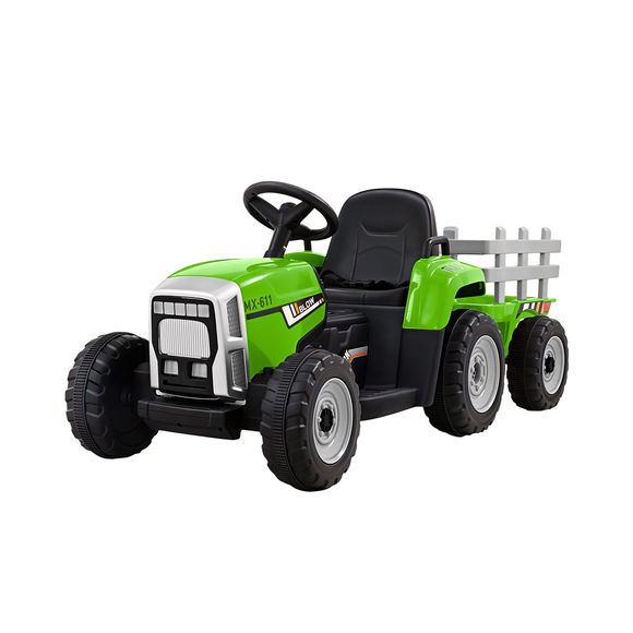Rigo Kids Electric Ride On Car Tractor Toy Cars 12V Green