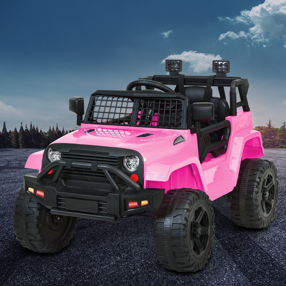 Rigo Ride on Car Jeep Off Road 12V - Pink | Vehicles | Baby Bunting AU