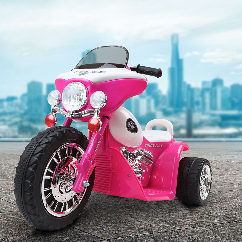 Rigo Ride On Bike Harley Style Motorcycle Pink Vehicles Baby