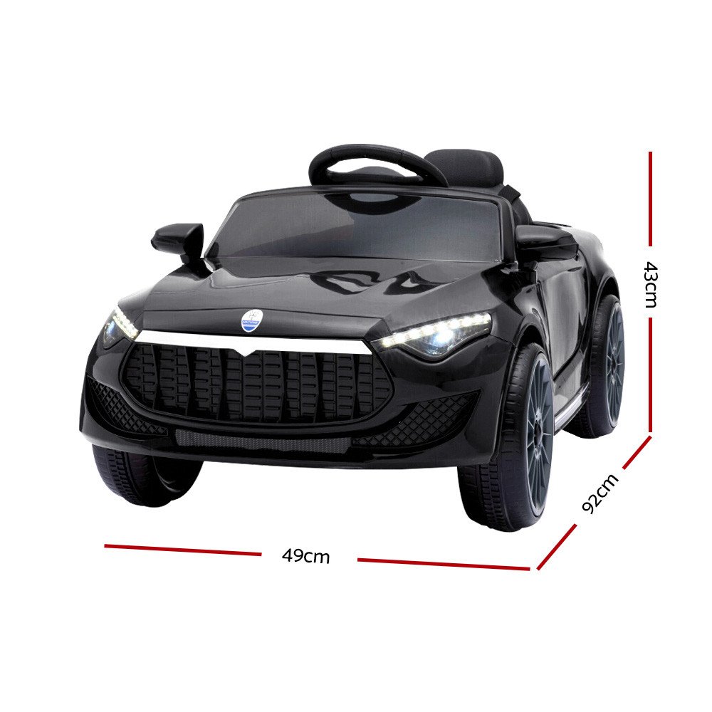 Rigo Ride on Car Electric 12v Battery Remote Control Black Vehicles